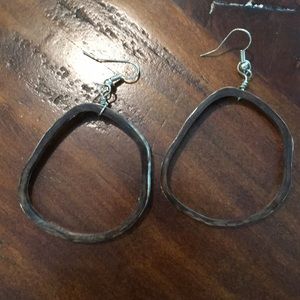 Noonday Cow Horn Hoops Earrings